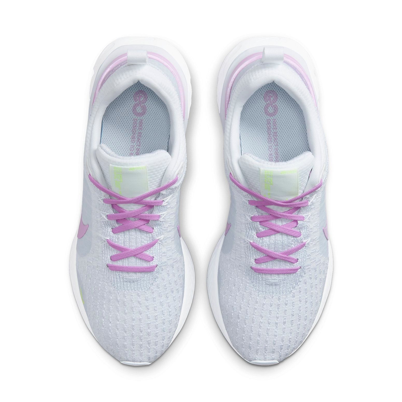 (WMNS) Nike React Infinity Run Flyknit 3 'Grey Rush Fuchsia' DZ3016-100 - 4