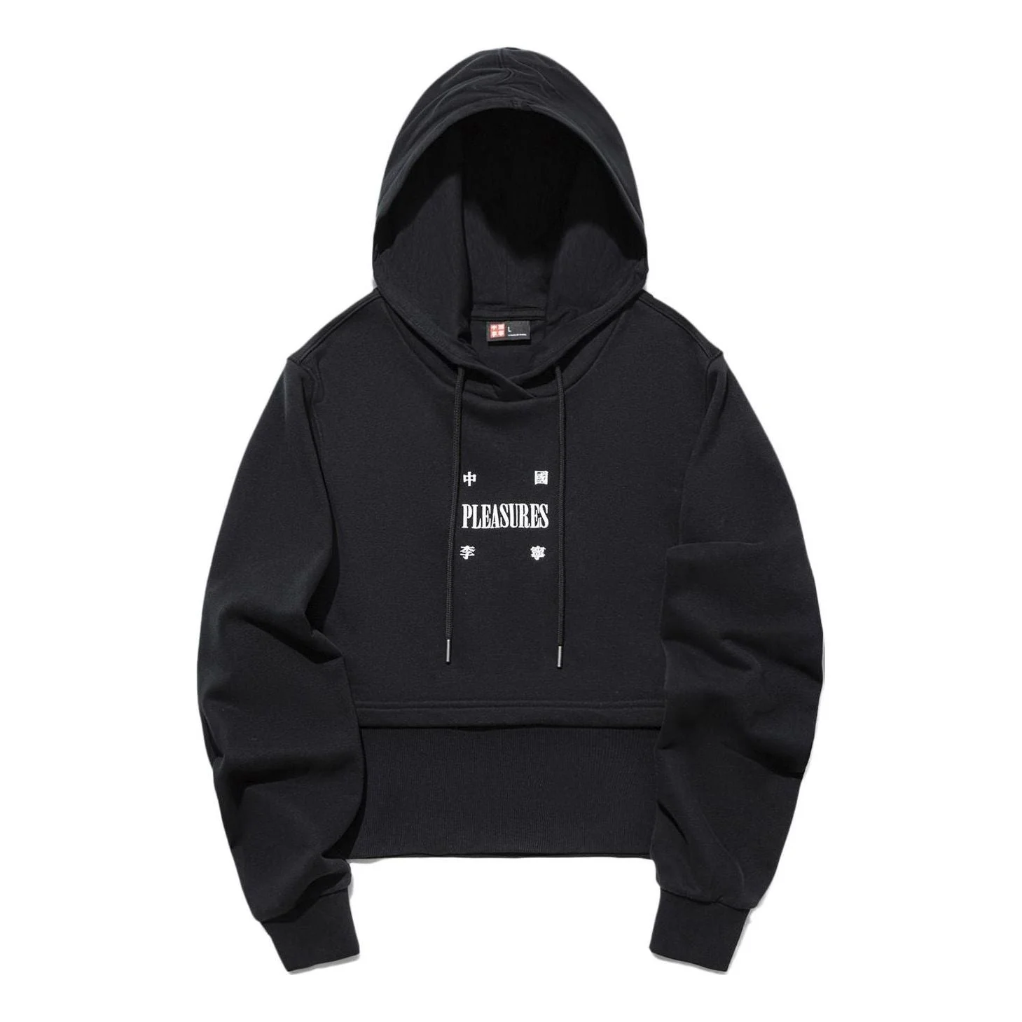 (WMNS) Li-Ning x PLEASURES Graphic Hoodie 'Black' AWDTC04-1 - 1