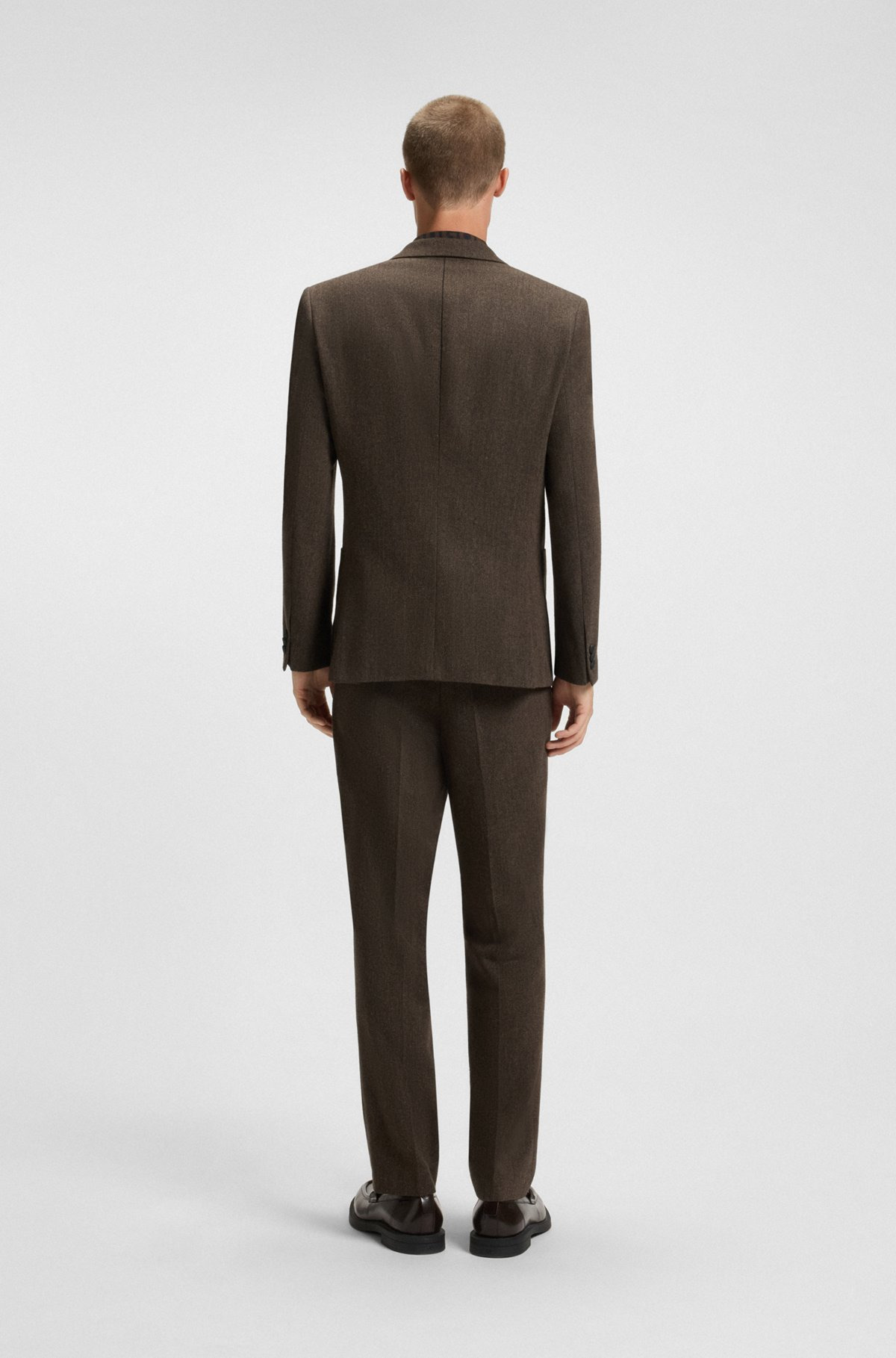 EXTRA-SLIM-FIT BLAZER IN HERRINGBONE CLOTH - 4