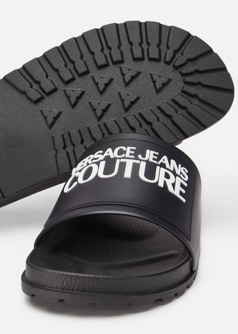 VERSACE JEANS COUTURE Logo Rubber Slides outlook