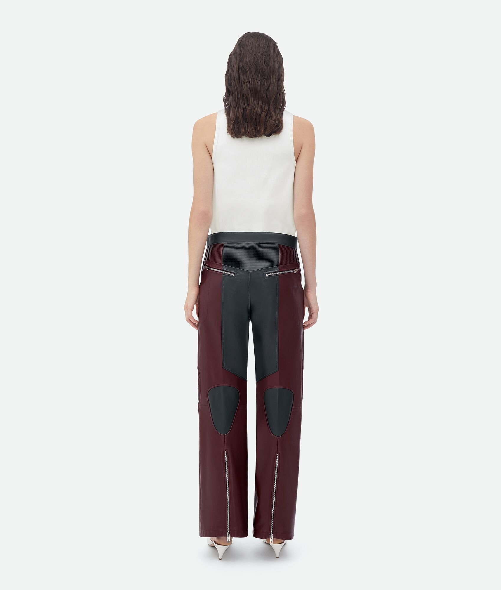 leather biker pants - 3