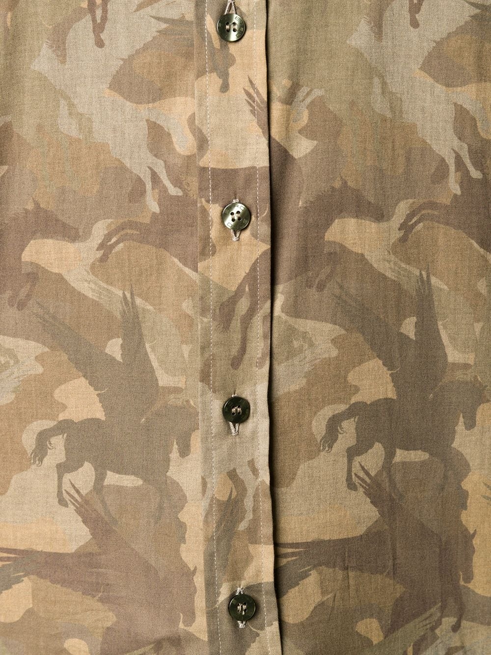 camouflage-print long-sleeved shirt  - 5