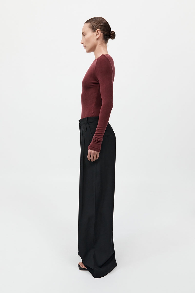 Double Loop Pants - Black - 5