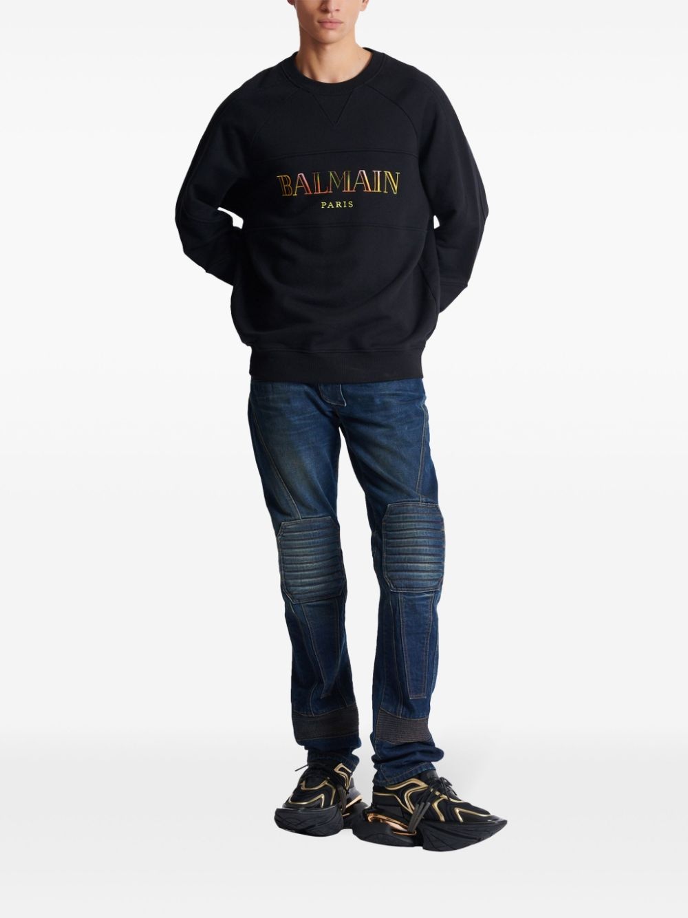 embroidered oversized sweatshirt - 2