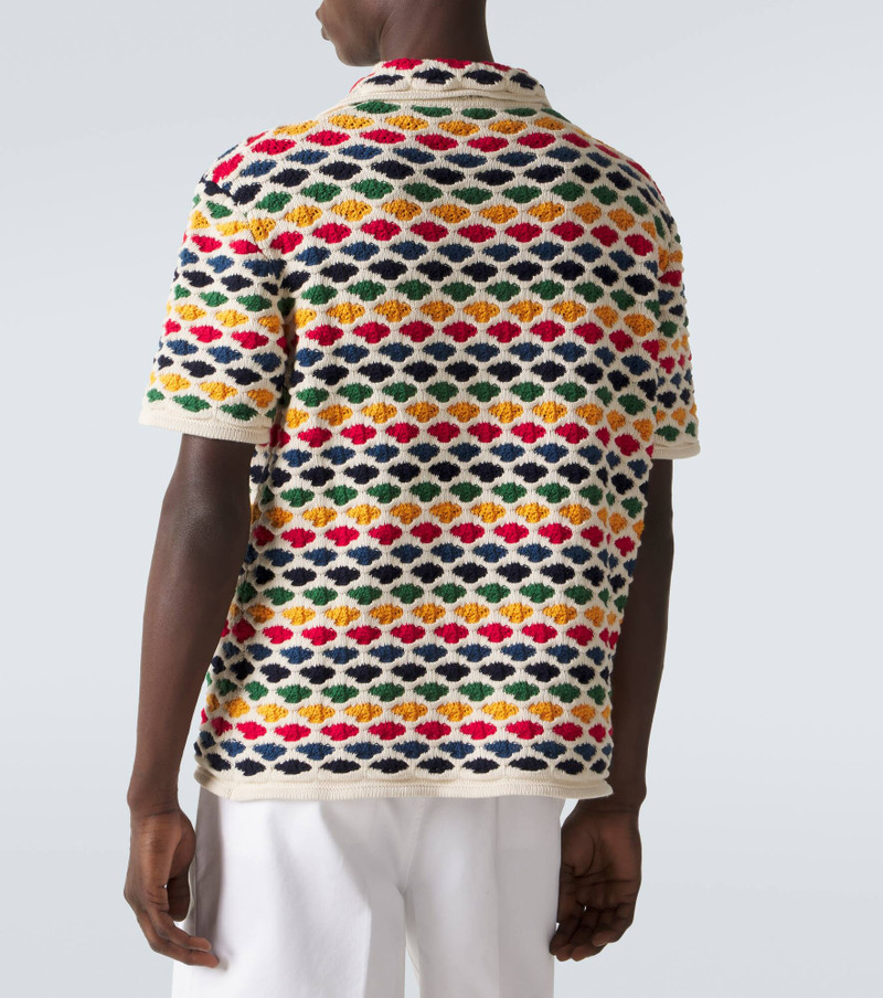 Batten crochet cotton bowling shirt 4