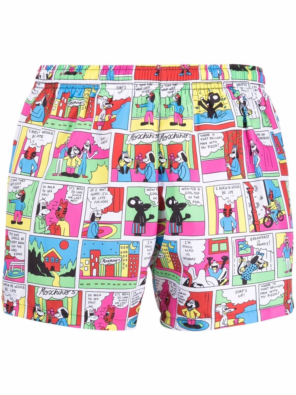 comic-strip swim shorts - 1