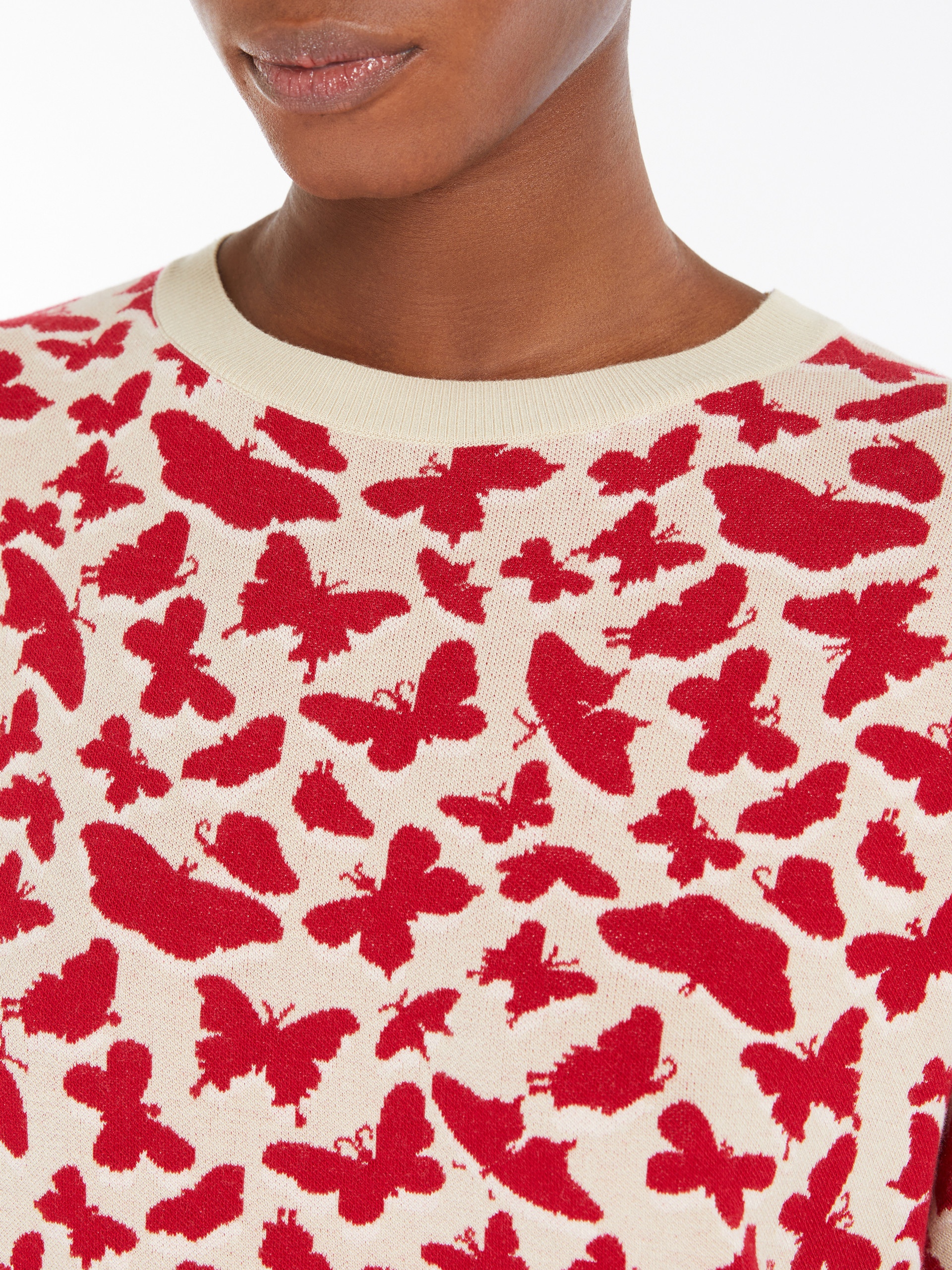 ZUFOLO Jacquard viscose knit T-shirt - 6