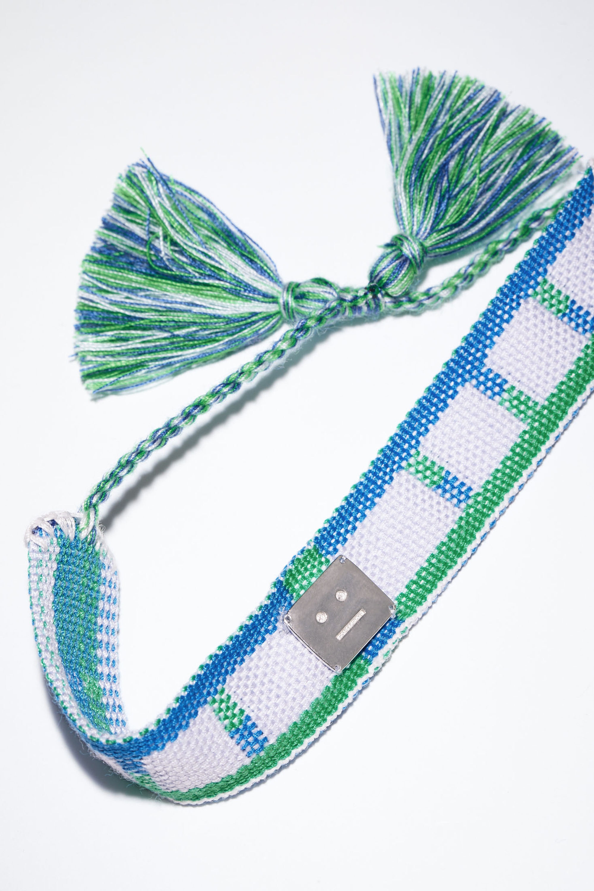 Face logo friendship bracelet - Lilac purple - 5