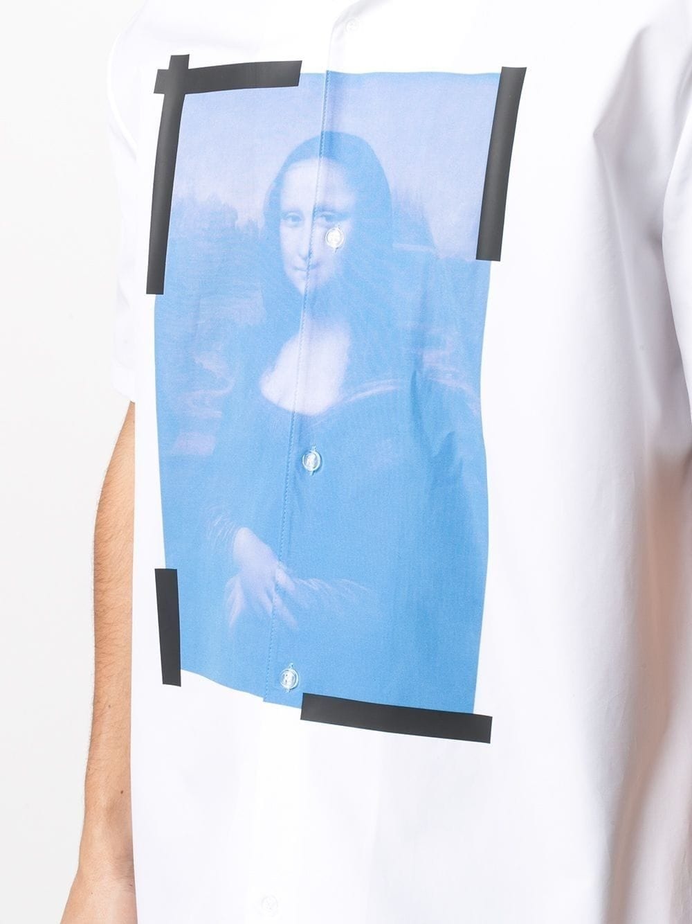 Mona Lisa print shirt - 5