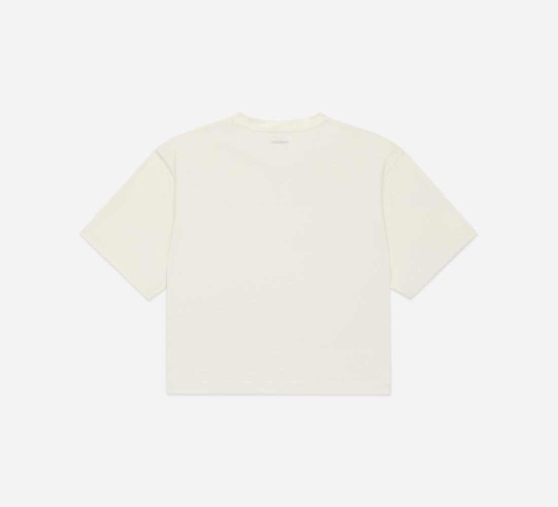 Cropped Training Tee - White - 2