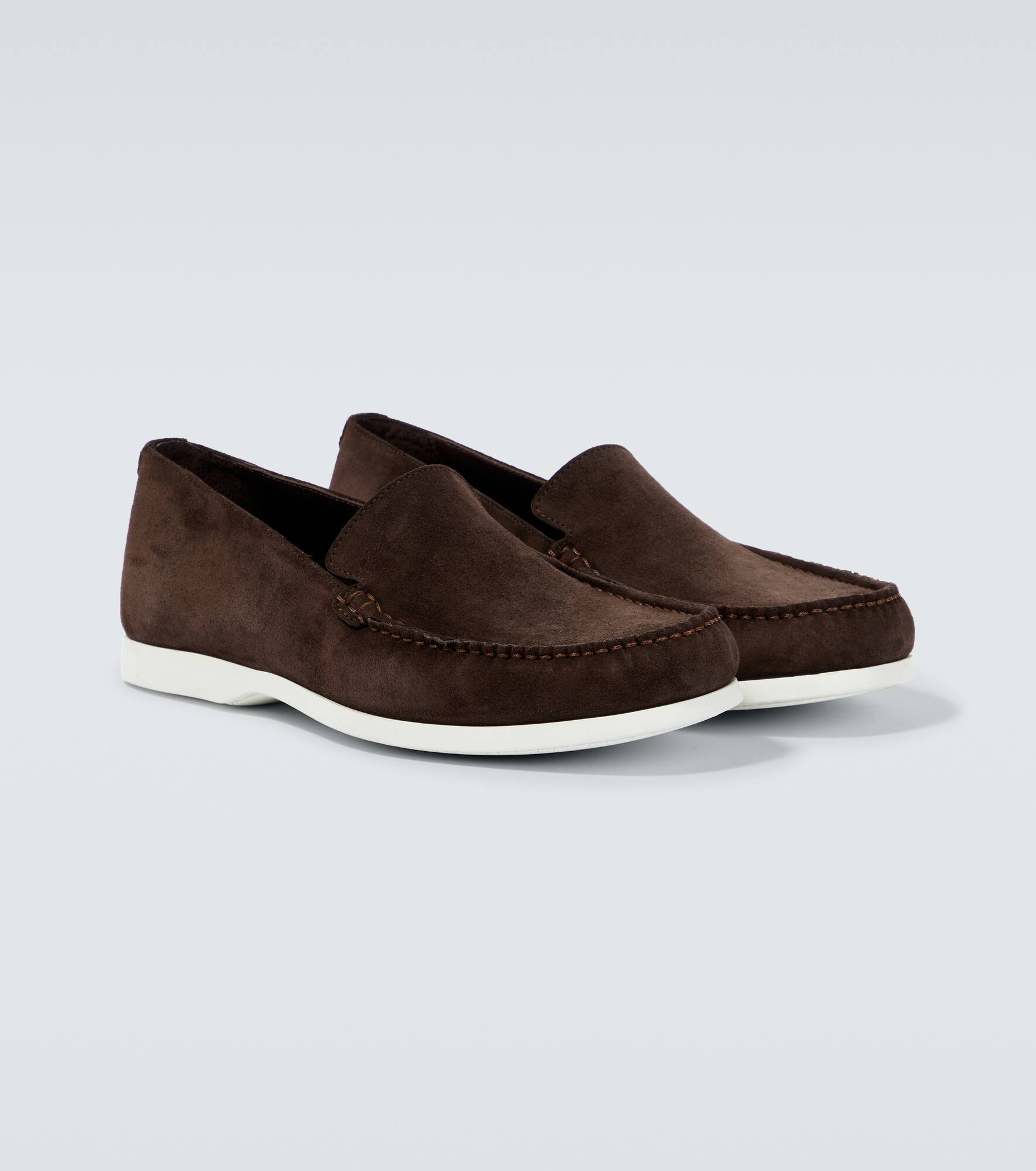 Monaco suede loafers - 5