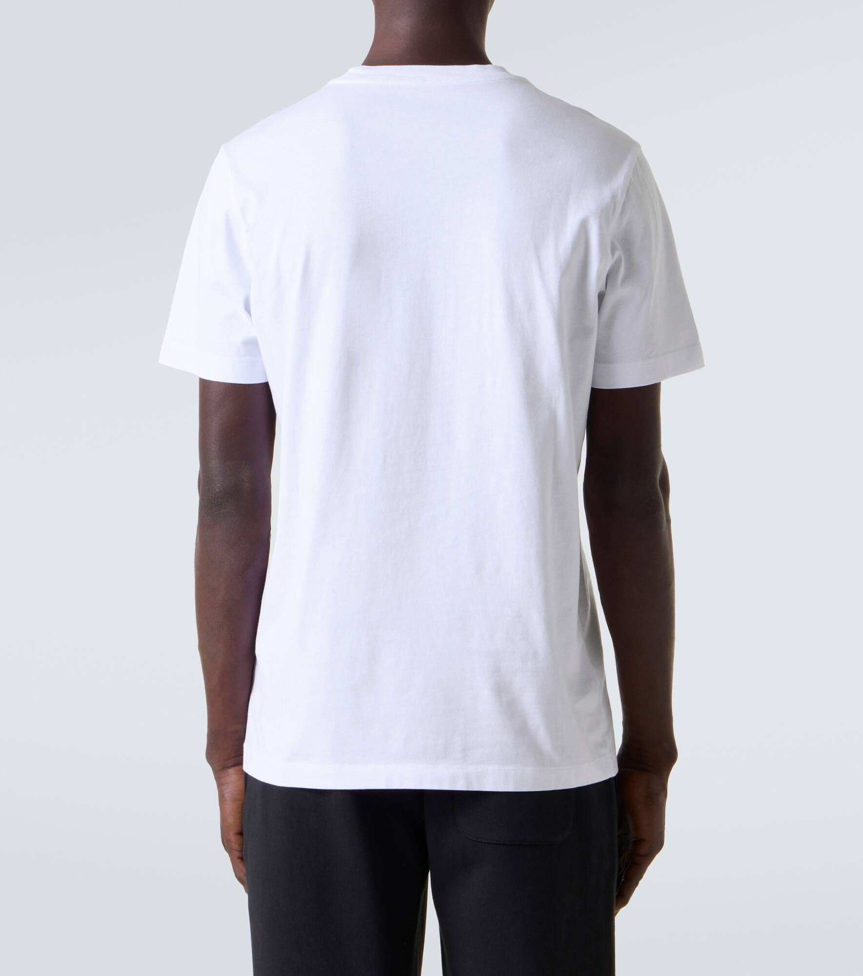 Set of 3 logo cotton jersey T-shirts - 4