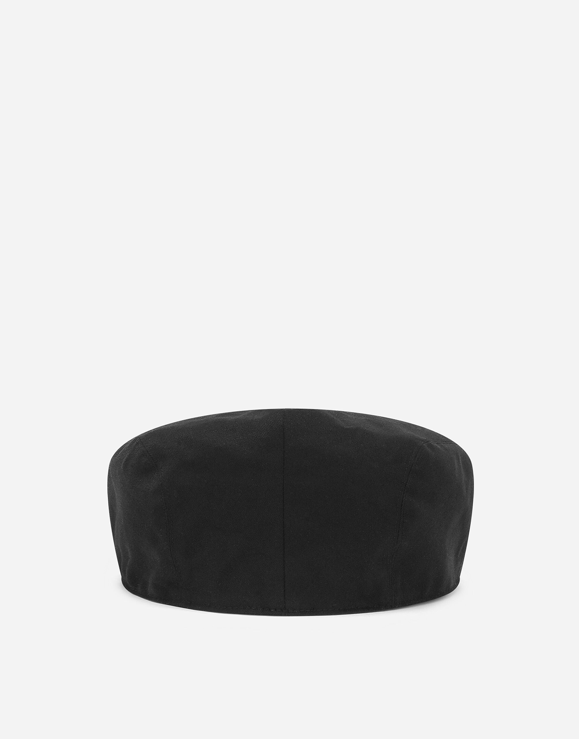 Cotton gabardine flat cap - 2