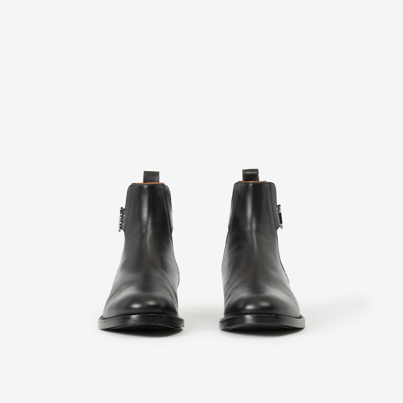 Burberry Monogram Motif Leather Chelsea Boots outlook