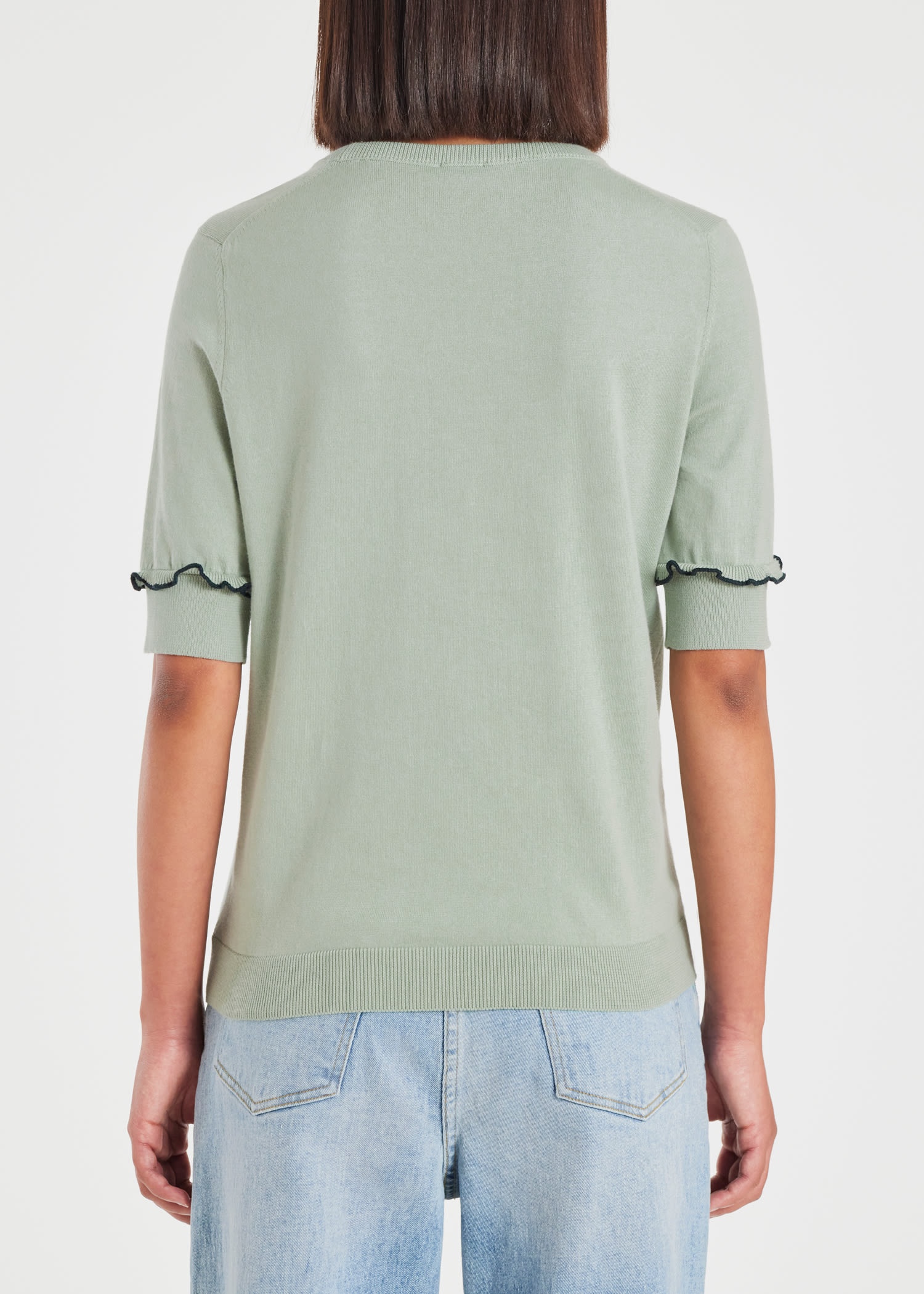 Mint Green Organic Cotton Knitted Top - 4