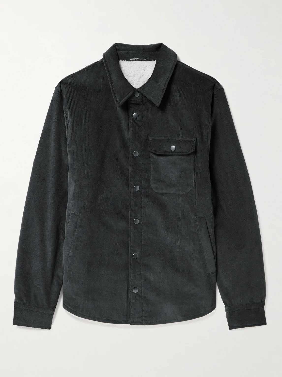 Fleece-Lined Cotton-Blend Corduroy Jacket - 1