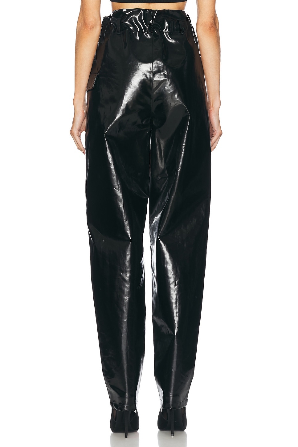 Tapered Leather Pant - 4
