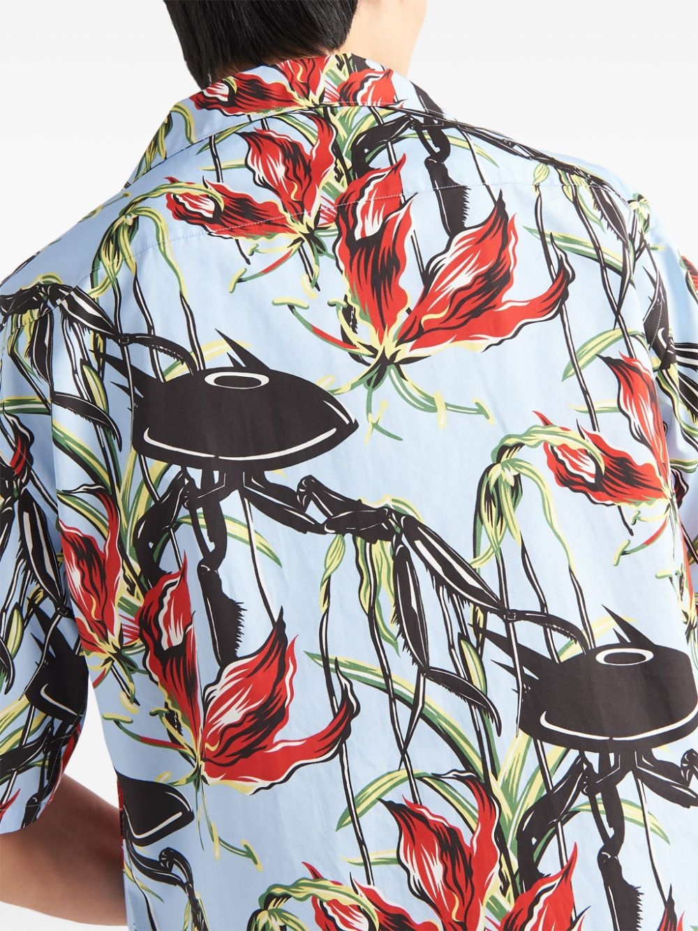 UFO-print cotton shirt - 5