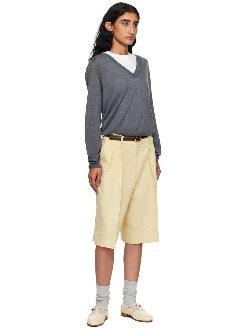 Anderson's Brown Skinny Lizard Rectangular Buckle Belt outlook