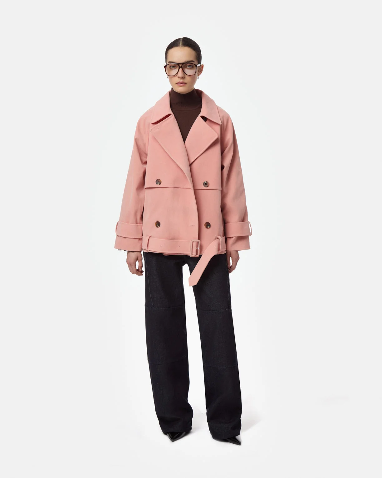 GAIA SHORT TRENCH COAT - 1