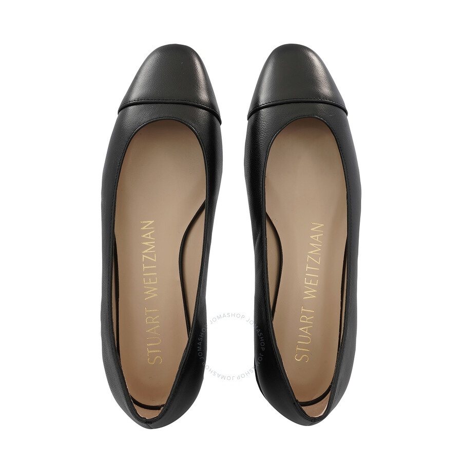 Stuart Weitzman Ladies Black Pearl Ballet Flats - 3