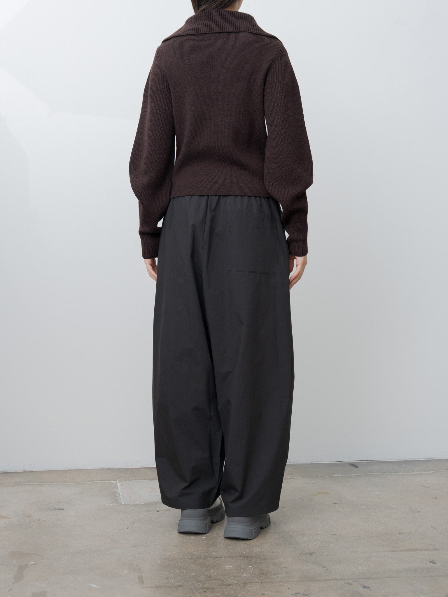 Zipped Sweater - Aubergine - 4