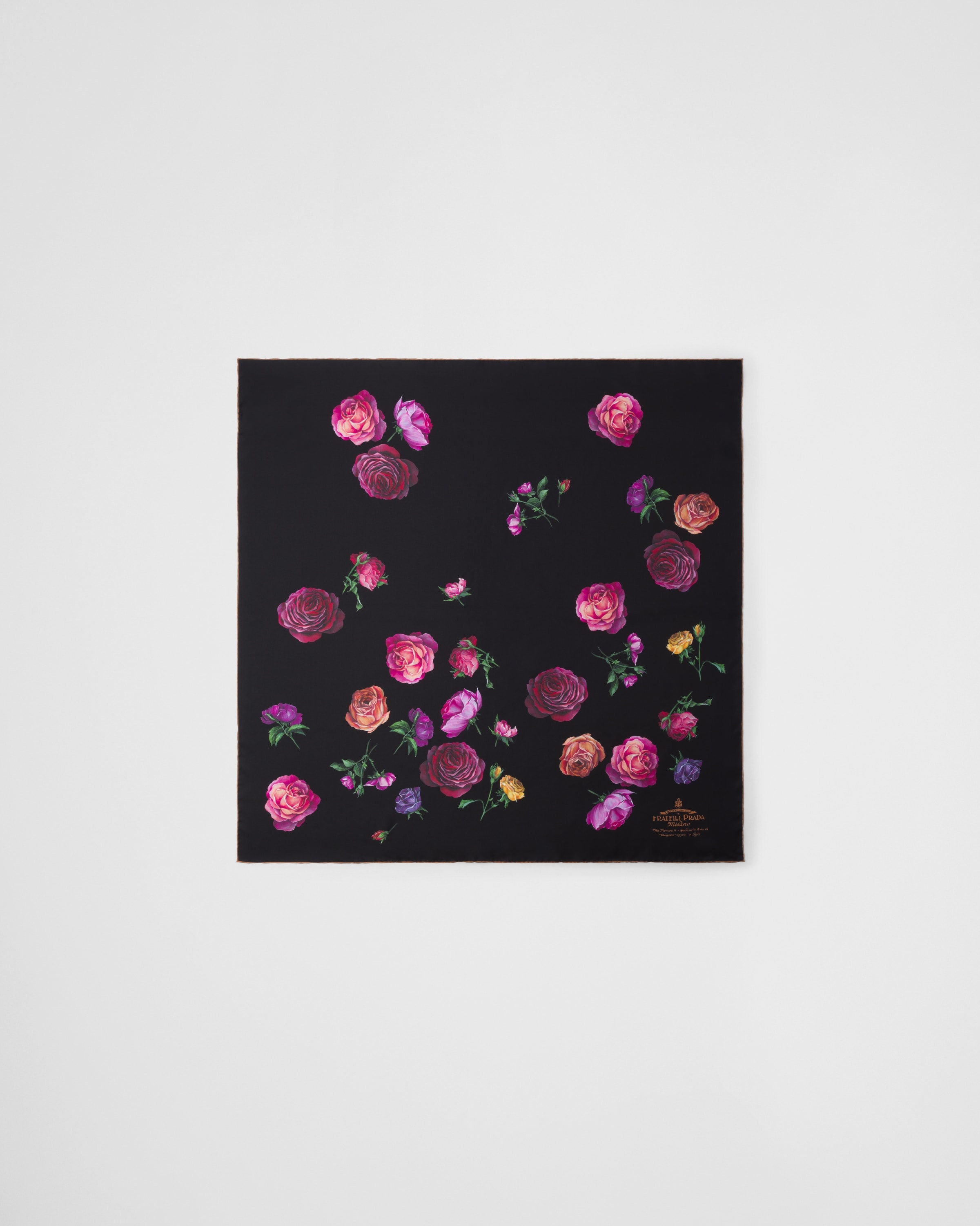 Printed silk twill scarf - 3