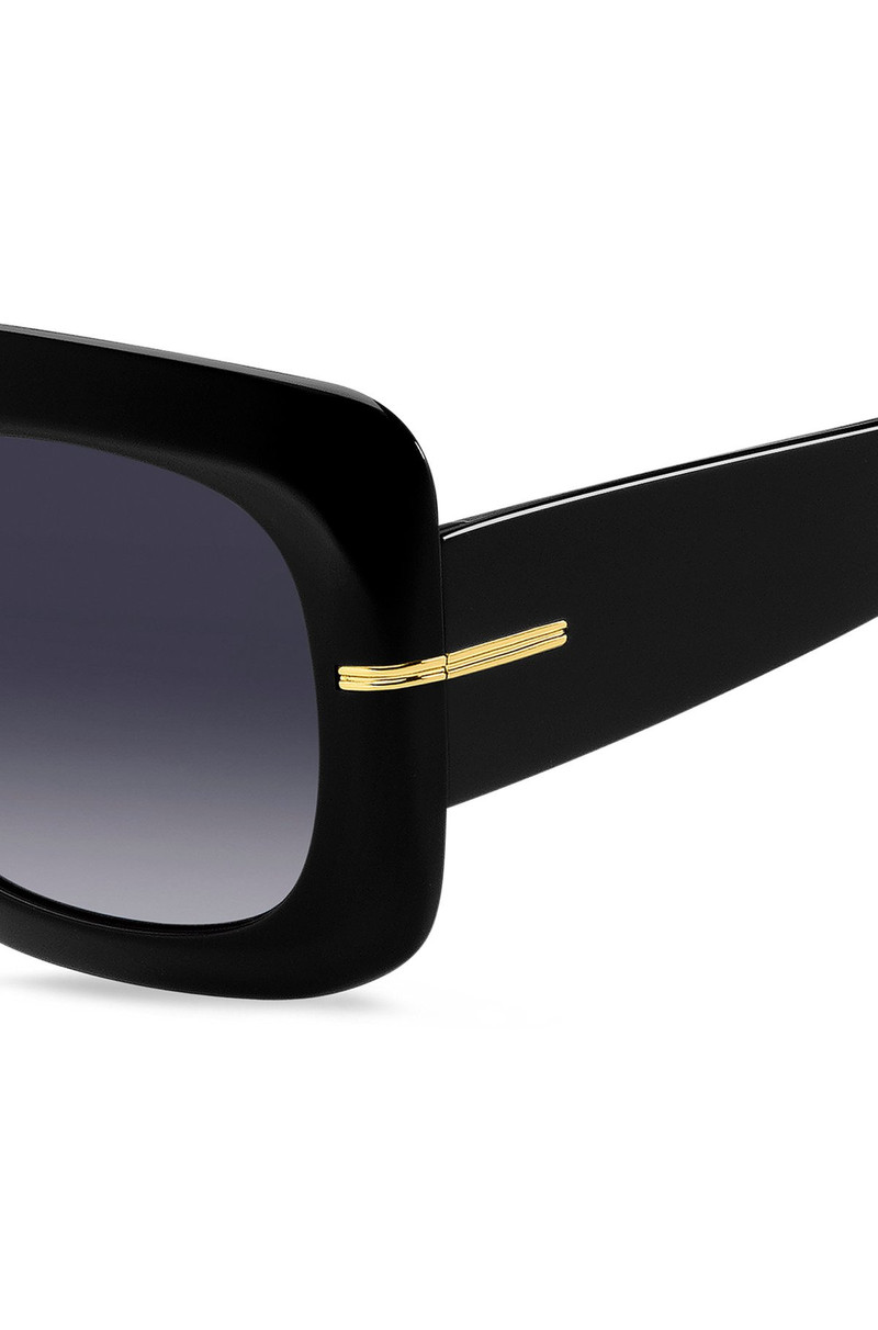BOSS BLACK-ACETATE SUNGLASSES WITH GOLD-TONE HINGES outlook