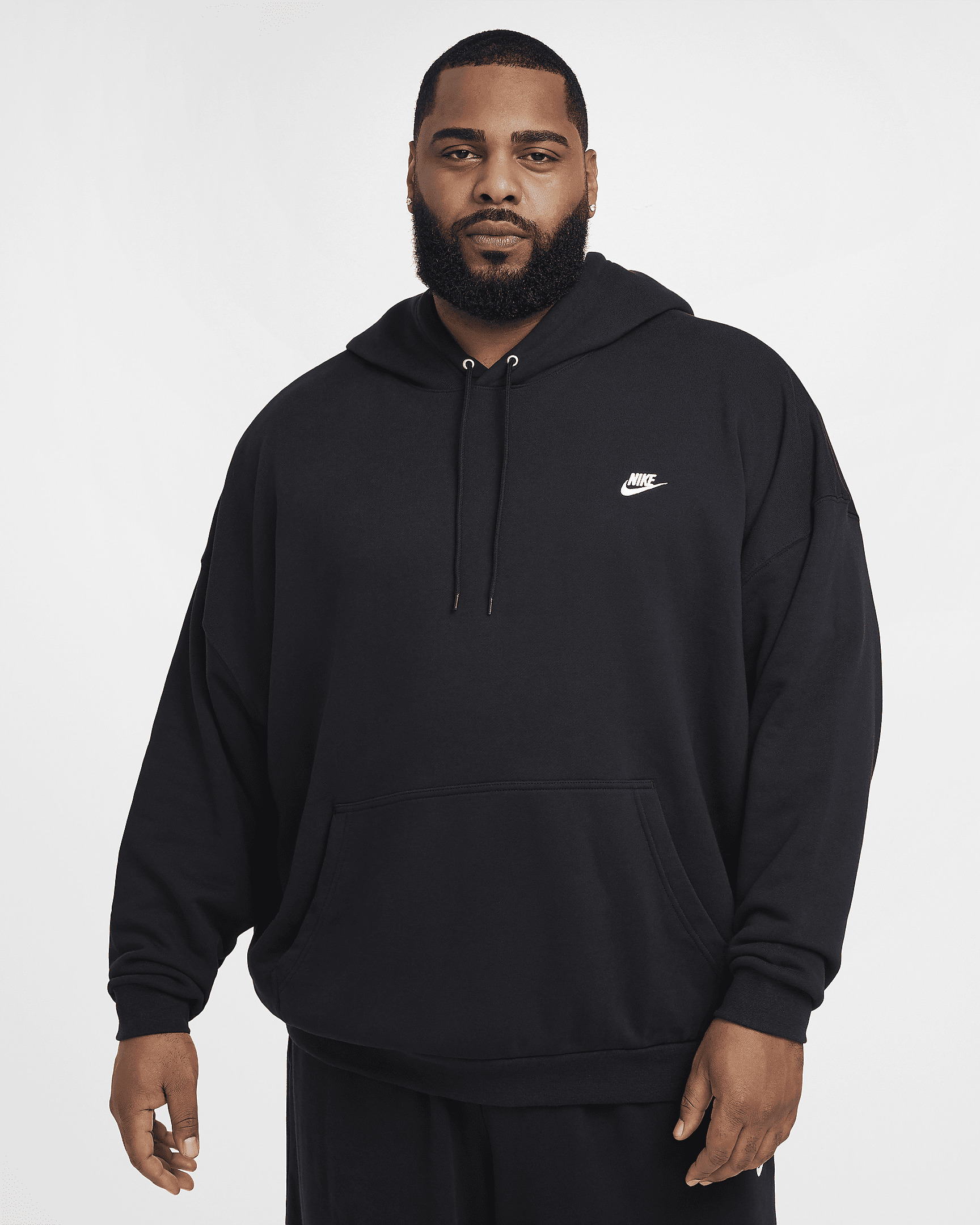 Nike Club Fleece Men's Oversized French Terry Pullover Hoodie - 7