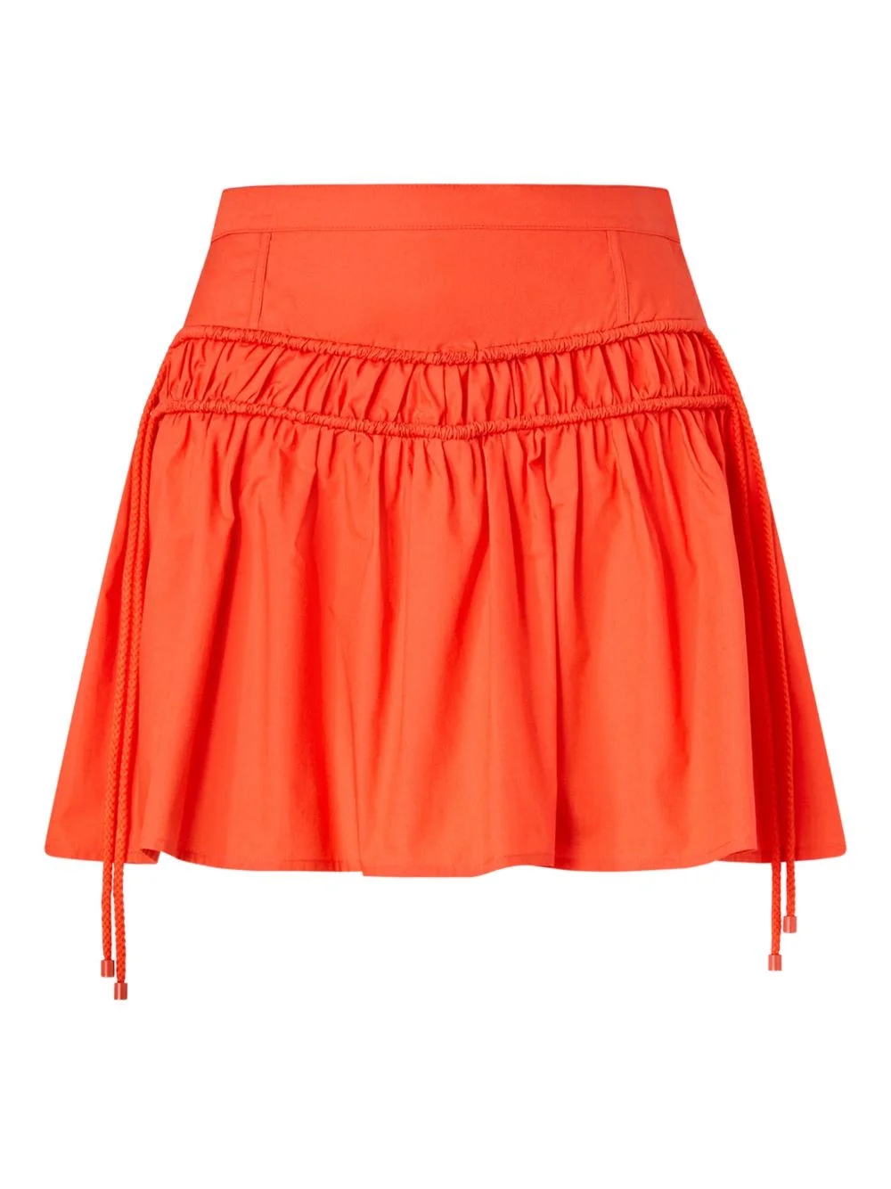 drawstring gathered skirt - 1