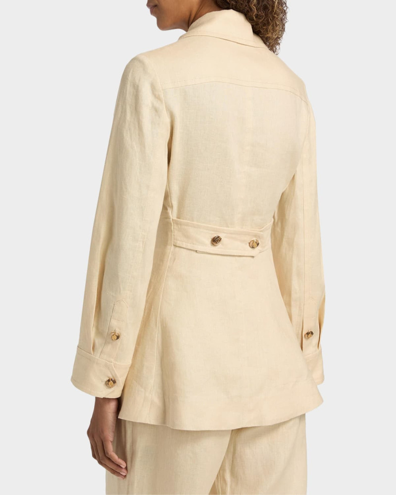 Carousel Belted Linen Shirt 3