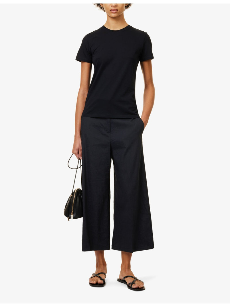 Vince Essential round-neck cotton-jersey T-shirt outlook