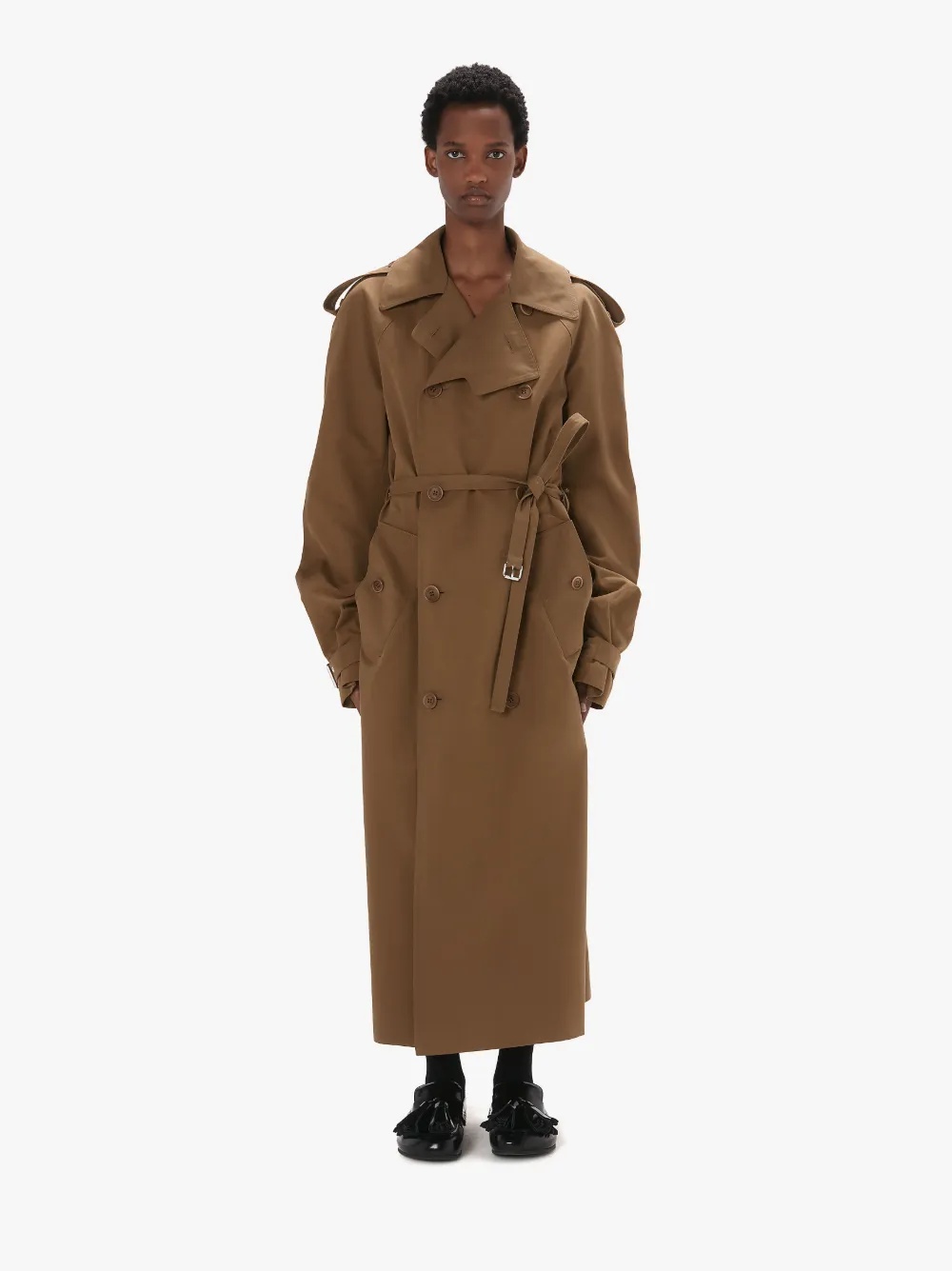 COTTON DRILL TRENCH COAT - 2