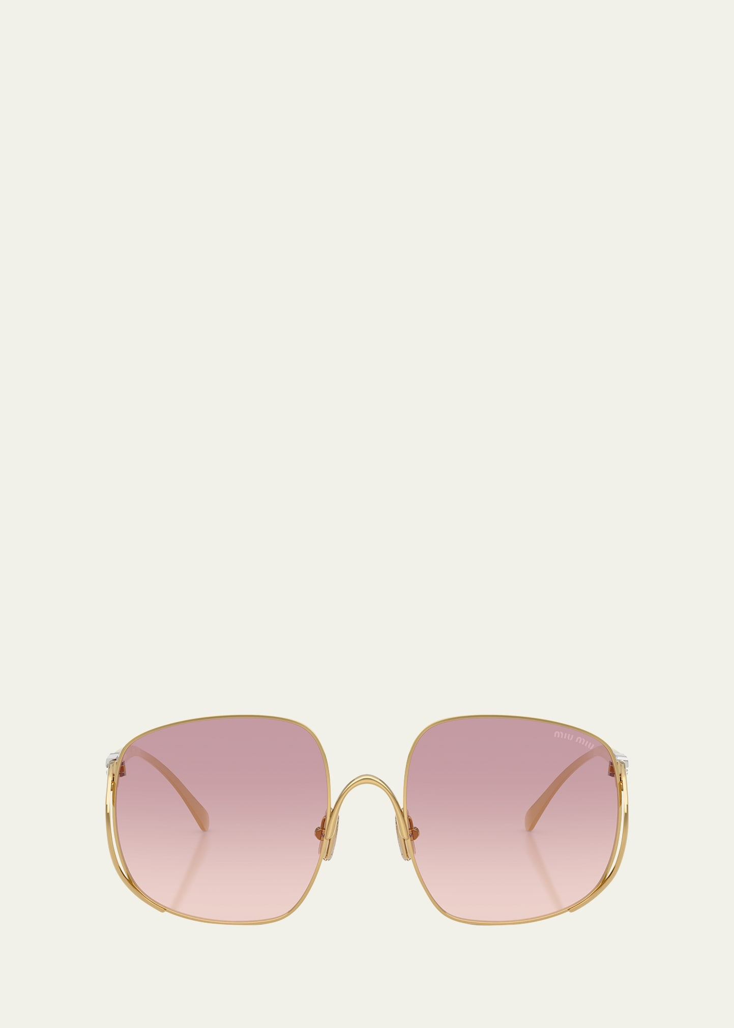 MU A57S Metal Square Sunglasses - 1