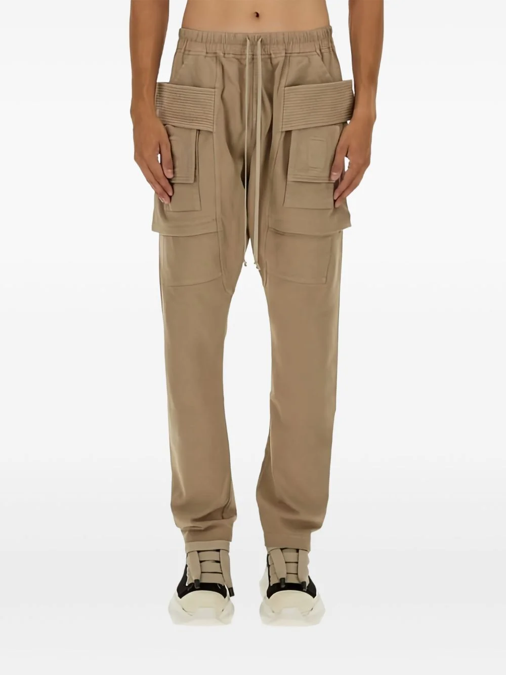 drawstring cargo pants - 1