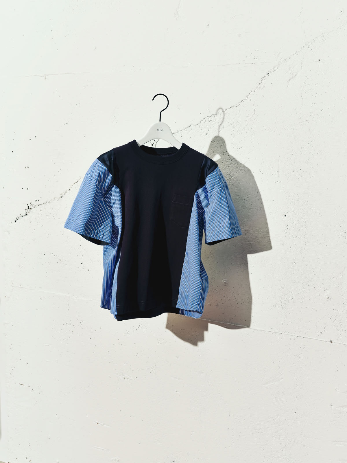 Poplin x Cotton Jersey T-Shirt - 2