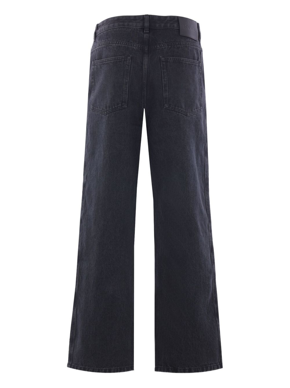 Anagram embroidered jeans - 2