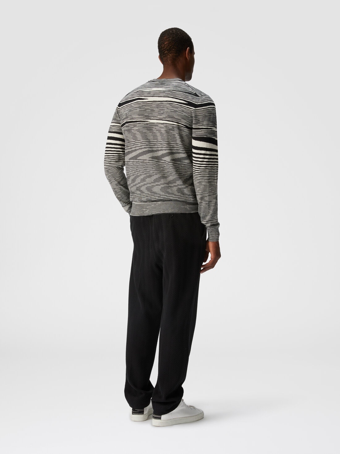 Slub crew-neck pullover - 3