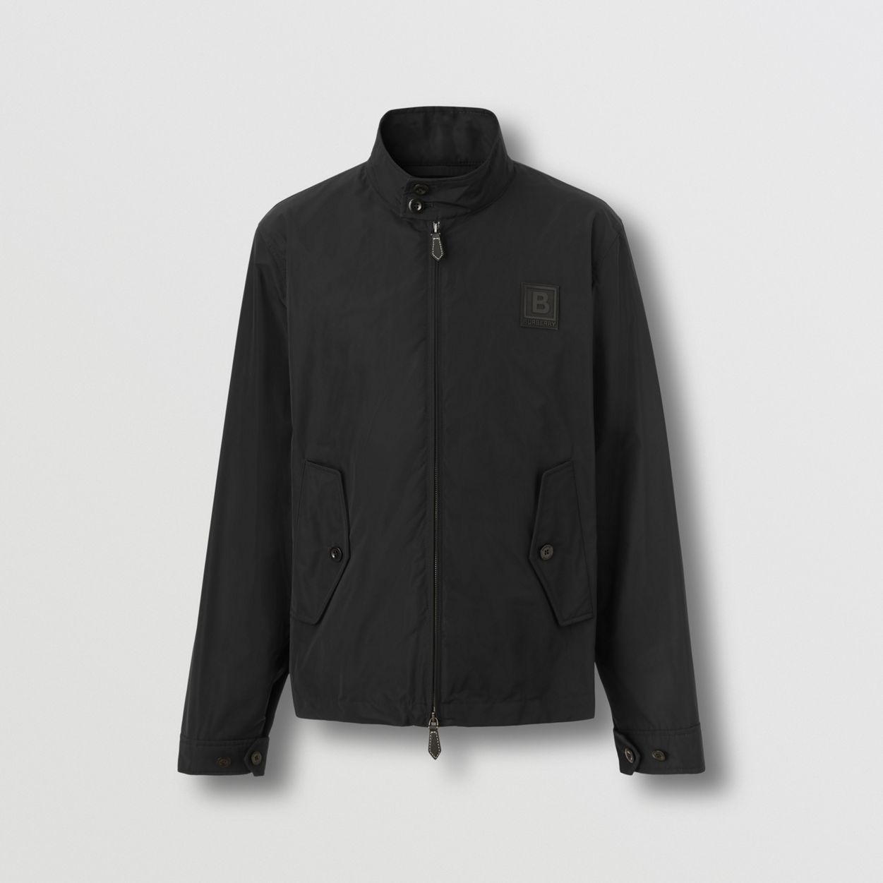 Letter Graphic Appliqué Harrington Jacket - 1