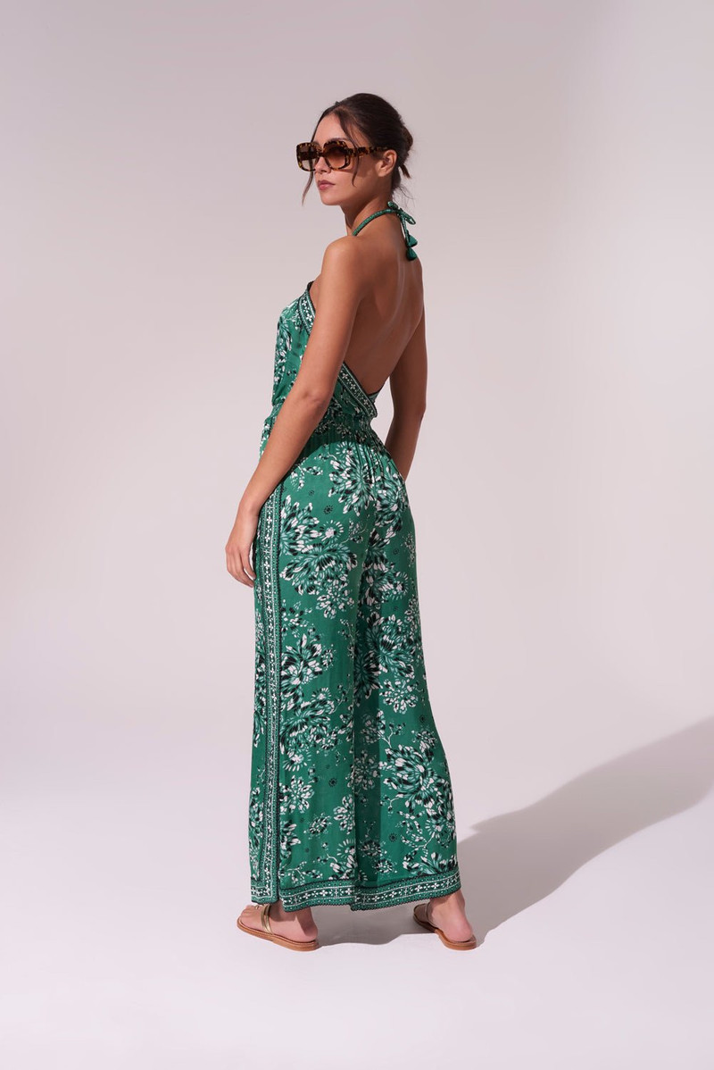 Long Jumpsuit Isabelle - Green Pivoine 3