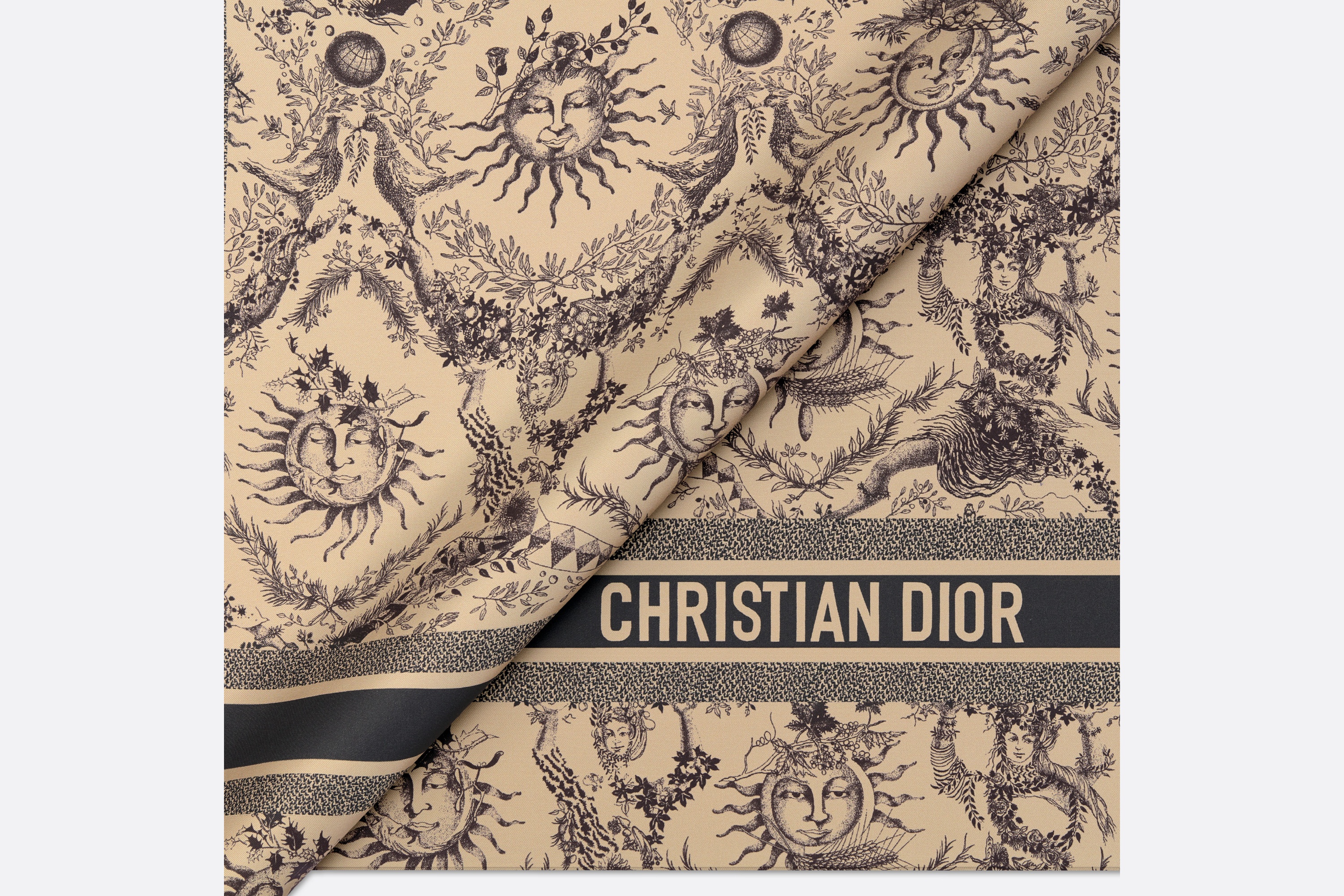 Toile de Jouy Soleil 90 Square Scarf - 4