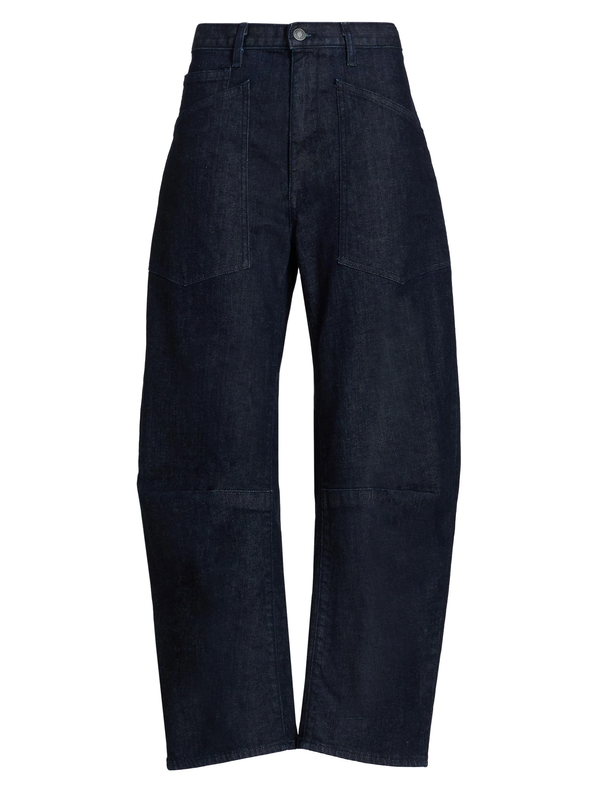 Women's Shon Barrel Jeans - Indigo Rinse - 1