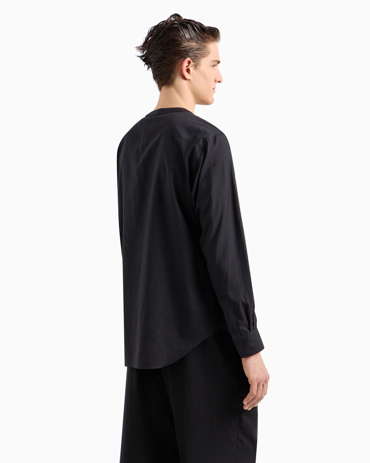ASV V-neck shirt in cotton and silk - 3