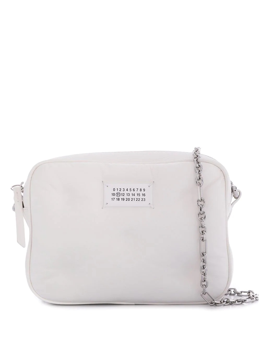 logo patch crossbody bag - 1