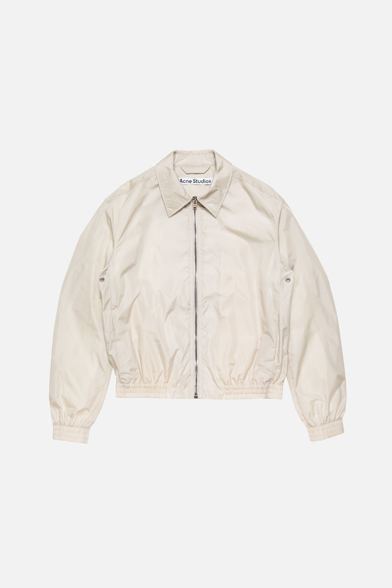Logo technical jacket - Light taupe - 1