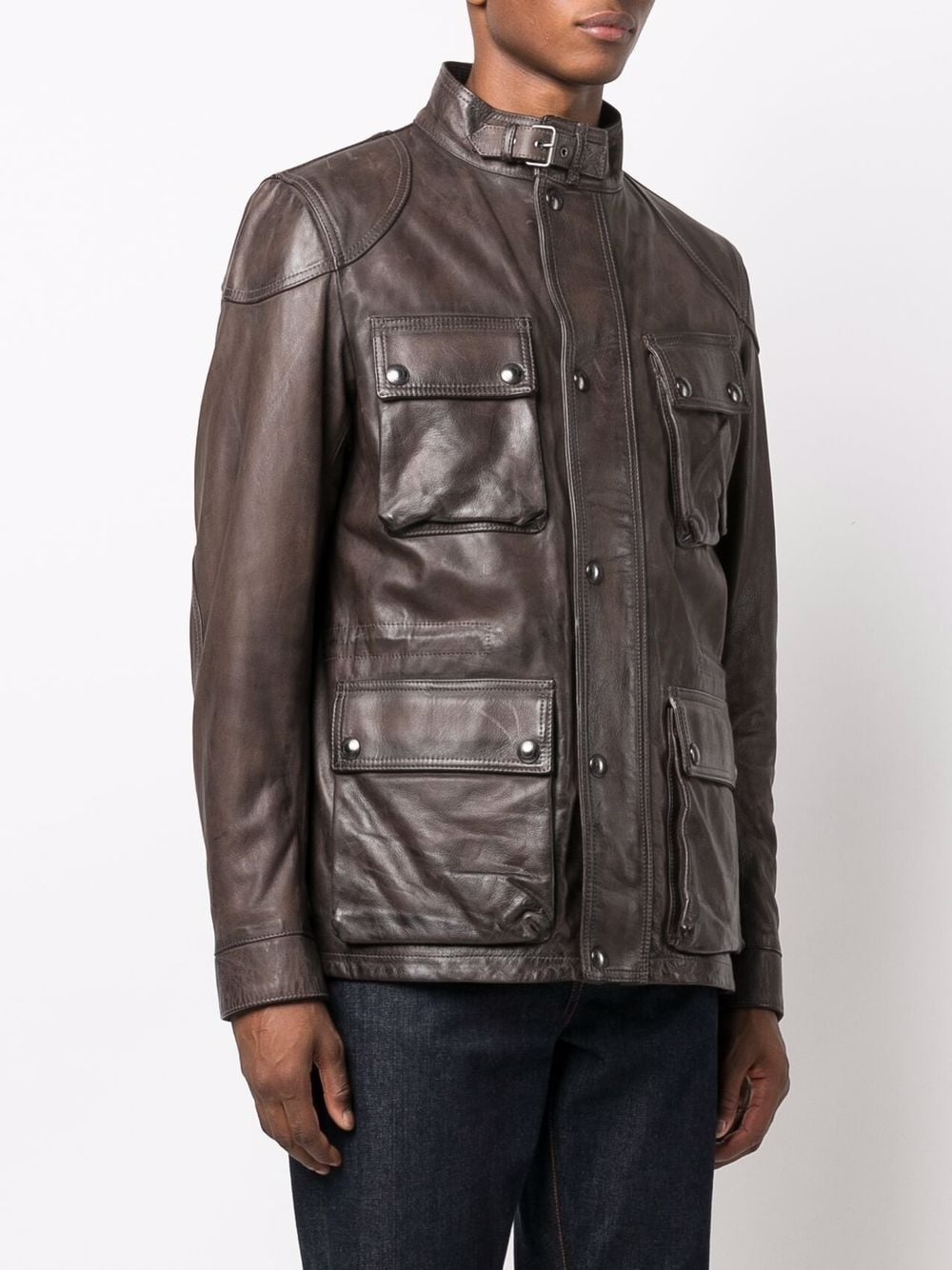 Trialmaster calf leather jacket - 3