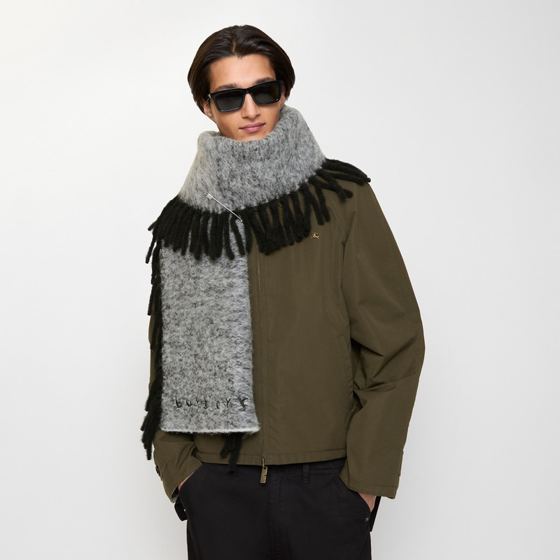 Alpaca Wool Blend Happy Scarf 3