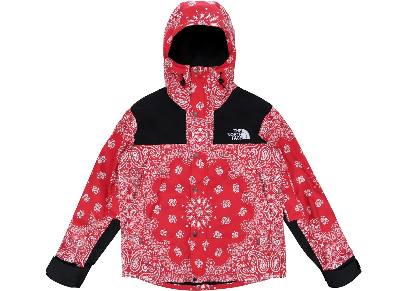 Supreme The North Face Bandana Mountain Jacket Red - 1