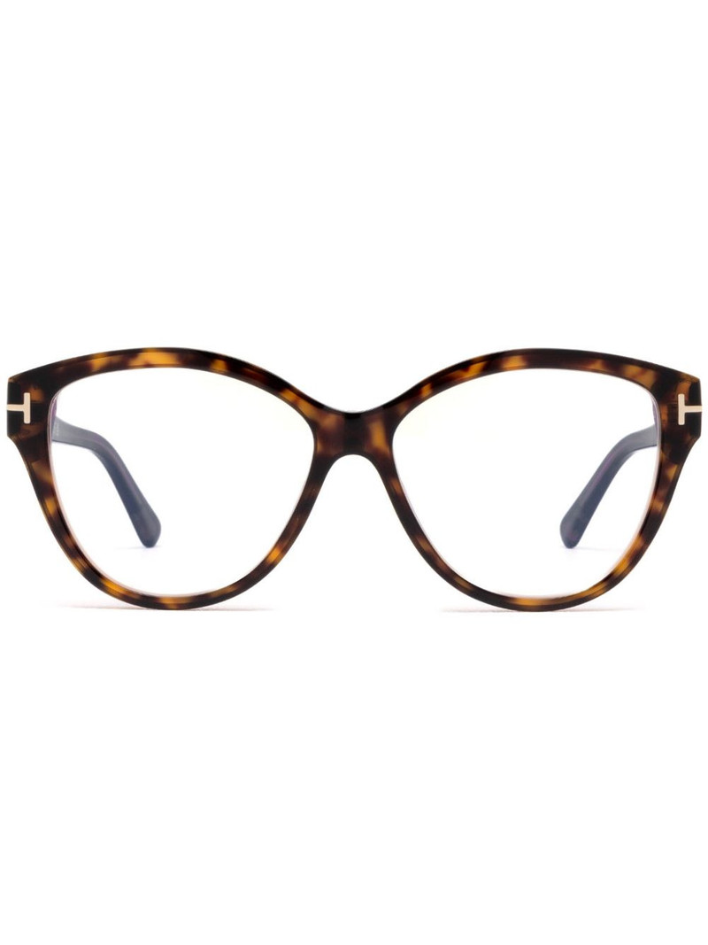 tortoise-shell cat-eye frame glasses 1
