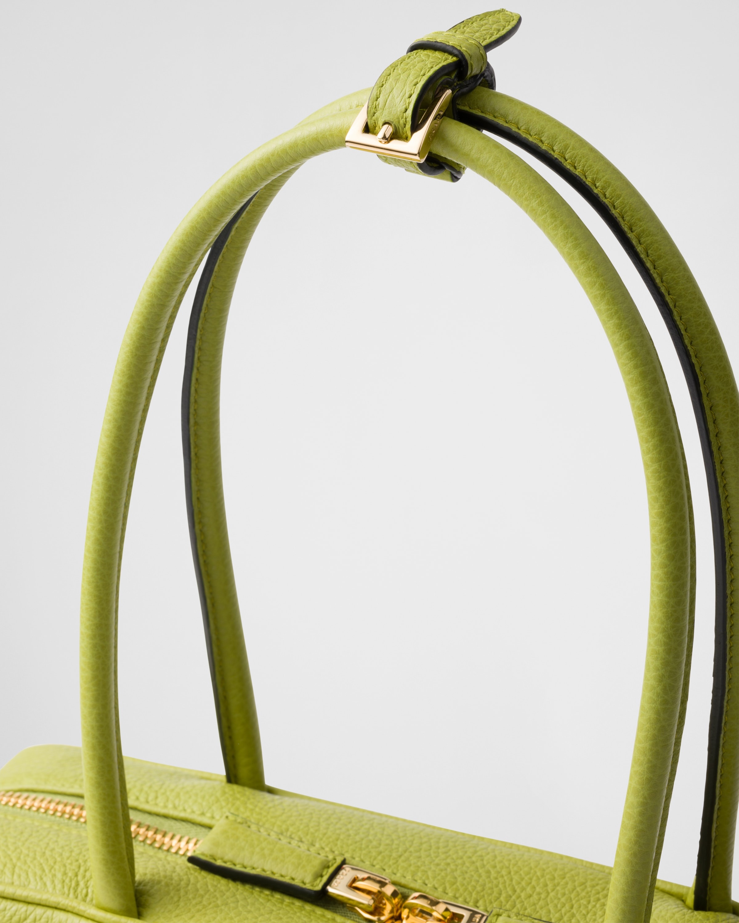 Medium leather top-handle bag - 5
